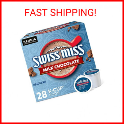 Swiss Miss Milk Chocolate Hot Cocoa Keurig Single-Serve K Cup Pods, 28 ...