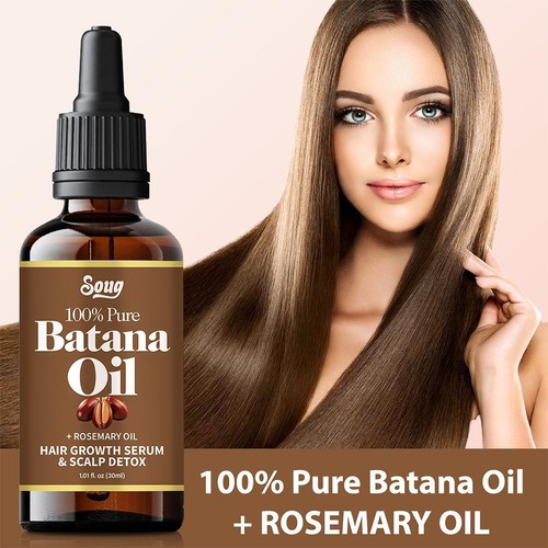 Batana Oil with Rosemary for Hair Growth~Nourish Scalp & Detox for Strong New - Picture 9 of 17