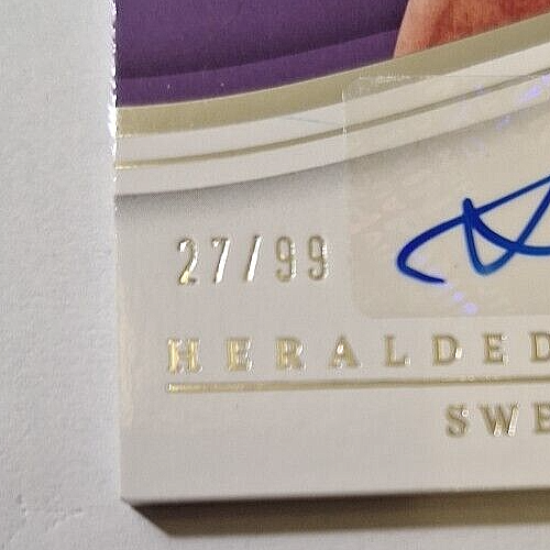 2022-23 Panini Immaculate Heralded Signatures #SWN Swen Nater Auto Lakers - Picture 2 of 3