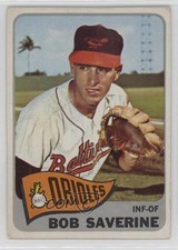 1965 Topps Bob Saverine #427 a5h