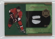2020-21 Upper Deck SP Game Used Piece of History 16/25 Dany Heatley Patch 1pf0