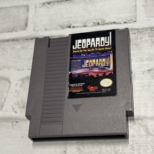 Jeopardy (Nintendo NES, 1988) Vintage Vtg Tested Works Authentic Video Game VGC