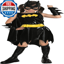 Dc Comics Superheroes Batgirl Costume Dress For Kids By Rubies Girls Small