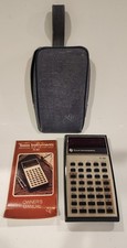 Vintage 1976 Texas Instruments TI-30 Scientific Calculator Tested/Working W/Case