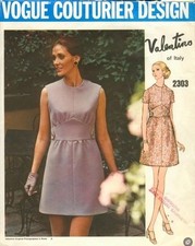 VOGUE 2303 COUTURIER DESIGN VALENTINO SIZE 16 B: 38 CUT/COMPLETE - NO LABEL