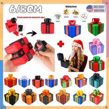 6/8CM Annoying Gift Box with Twist Storage Prank 3D Printed Box With Screws AN