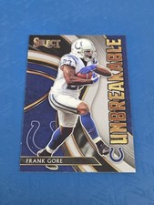 2020 Panini Select Unbreakable #U23 Frank Gore Ind Colts FOOTBALL Card 4F