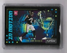 2021 Panini Playbook In Motion SP Dyami Brown RC INM-DBR