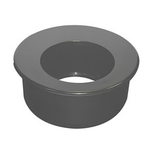 110mm Solvent Soil Pipe to 50mm (56mm) Waste Pipe Reducer - Grey - 2 PACK