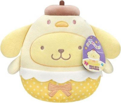 Squishmallows 8-Inch Easter Hello Kitty Squad Plush  (Pompompurin Easter Chick)
