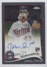 2014 Topps Chrome Image Variation Rookie Auto Josmil Pinto #24 Auto 0w7