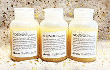 3x Davines NOUNOU Nourishing Shampoo 75ml/2.5 fl oz each Travel Size NWOB 