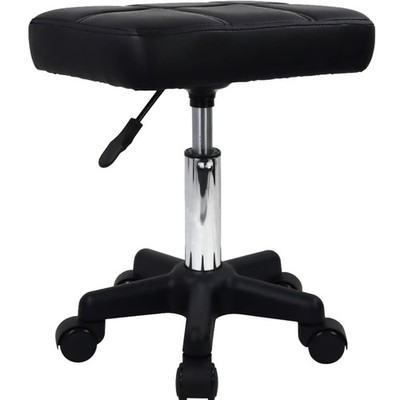 Rollhocker höhenverstellbar schwarz für spa massage salon ergonomisch bequem