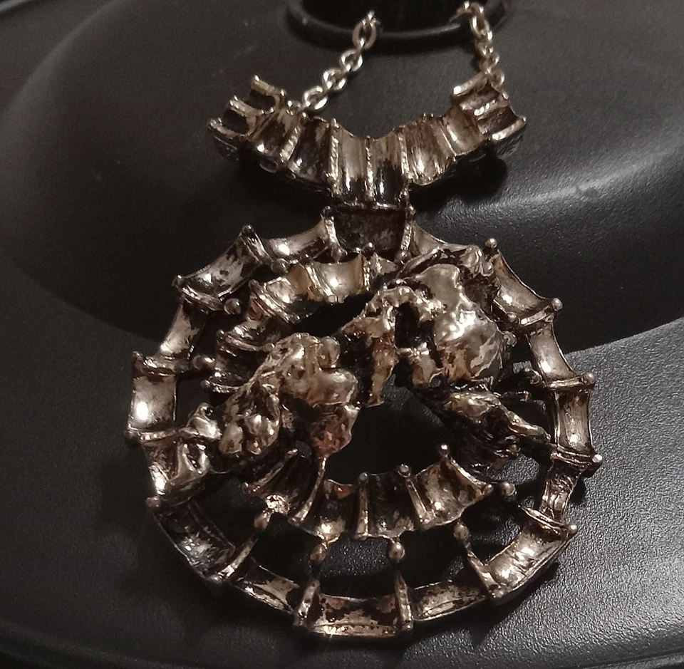 Kalervo Sainio - Colgante de peltre - 55 x 32 mm 2 estilos artículos de colección joyería artesanía Foto 4 de 4