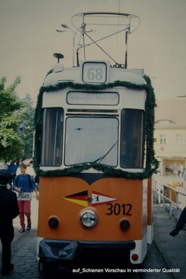 DIA 3012 Tram Straßenbahn Treptow/Köpenick gerahmt A-N5-56