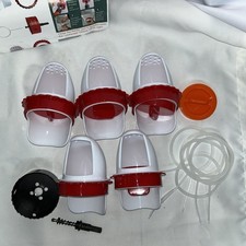 Chicken Feeder Kit  Hole Saw  Plug No-Waste Rain-Proof Poultry Bird 5pack