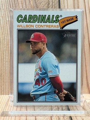 2026 Topps Heritage - Willson Contreras #156 St. Louis Cardinals