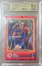 2024 Topps Chrome Mcdonalds AA- Kate Koval Rookie Numbered #'d /5 #6 BGS 9.5