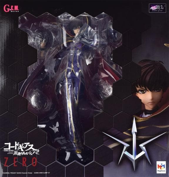 Zero R3 Code Geass Figure MegaHouse Code Geass R2 Zero 10th Anniversary G.E.M. 1/8 Figure | eBay