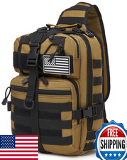 ATBP Tactical Sling Pack Backpack Shoulder Bag Military Hiking Travel Crossbody