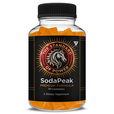 Soda Peak Male Gummies, SodaPeak Support Supplement (30 Gummies)