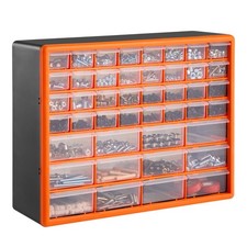 44 Multi Drawer Organiser for DIY Tool Bits, Fixings, Fishing Tackle - VonHaus