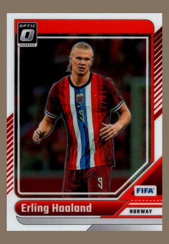 2024-25 Panini Donruss FIFA #96 Erling Haaland Holo Optic