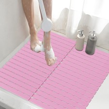 Shower Mat Non-Slip Bath Mat for Tub and Shower Stall,236 Suction Cups with D...