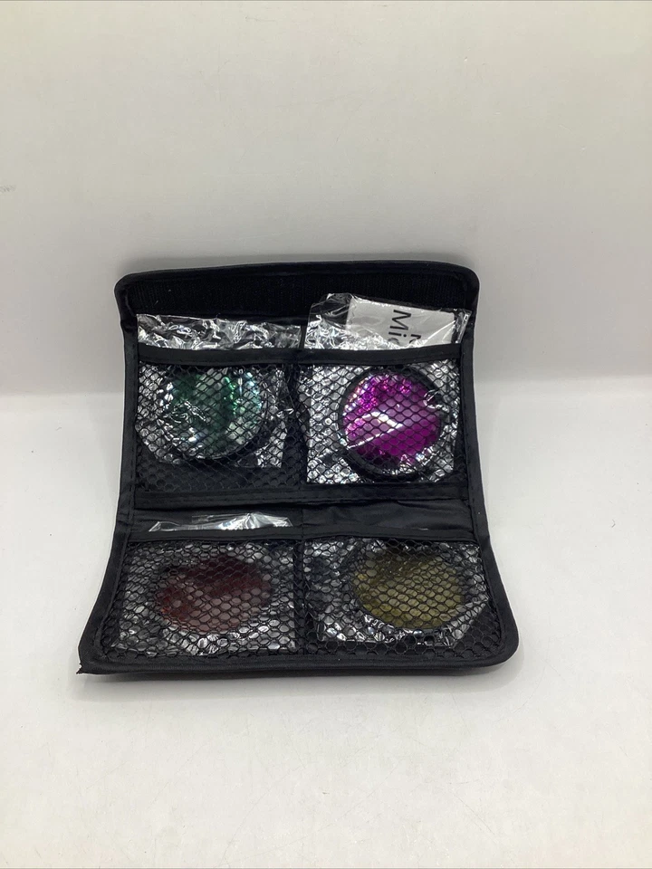 Neewer Lens Filters Set of 4 in Case with Cleaning Cloth Purple Amber Red Green - Image 2 of 2