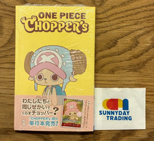 ONE PIECE CHOPPER  s 1 Japanese Comic book with EB02-003 Chopper Promo Sealed 