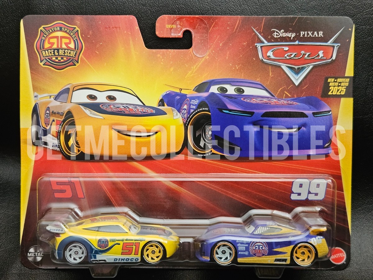 DISNEY PIXAR CARS RACE & RESCUE CRUZ RAMIREZ DANNY SWERVEZ 2025 2