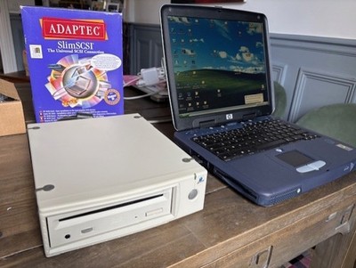 Vintage Pioneer externe SCSI DVD-ROM DVD-305S komplett getestet. Top!