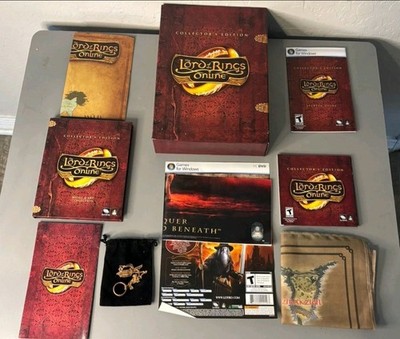 Lord of the Rings Online: -- Collector's Edition (PC, 2008) Game, Ring, Map Etc