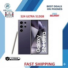 Samsung Galaxy S24 Ultra 5G 512GB Unlocked Smart Phone- Violet-PRISTINE NEW