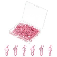 50pcs Paper Clip Musical Style Paper Clip Small Cute 40mm Pink