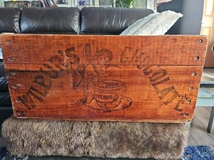 H O Wilbur & Sons Chocolate Advertising Crate