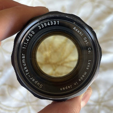 Asahi Super-Takumar 50mm f/1.4 - Pentax Spotmatic Camera Bundle