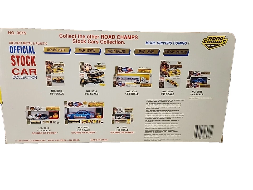 RUSTY WALLACE #2 PONTIAC TEAM TRANSPORTER ROAD CHAMPS 1992 1:64 SCALE NEW IN BOX - Image 2 of 3