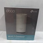Dual-Band Deco BE25 Mesh Wi-Fi 7 Extender - Secure Outdoor Connectivity, 1-Pack