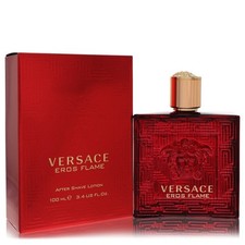 Versace Eros Flame by Versace After Shave Lotion 3.4 oz For Men Brand New