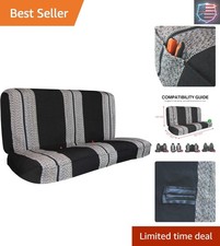 Saddle Blanket Black Full Size Pickup Trucks Bench Seat Cover Universal Work ... Saddle Blanket Black Full Size Pickup Trucks Bench Seat Cover Universal Work ...