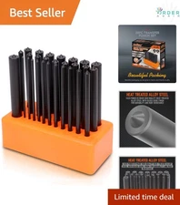 28-Piece Transfer Punch Set Alloy Steel Black Precision Hole Guide for Machining