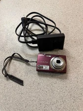 Nikon COOLPIX S230 10.0MP Digital Camera Plum WORKS GREAT!  Battery/OEM Charger