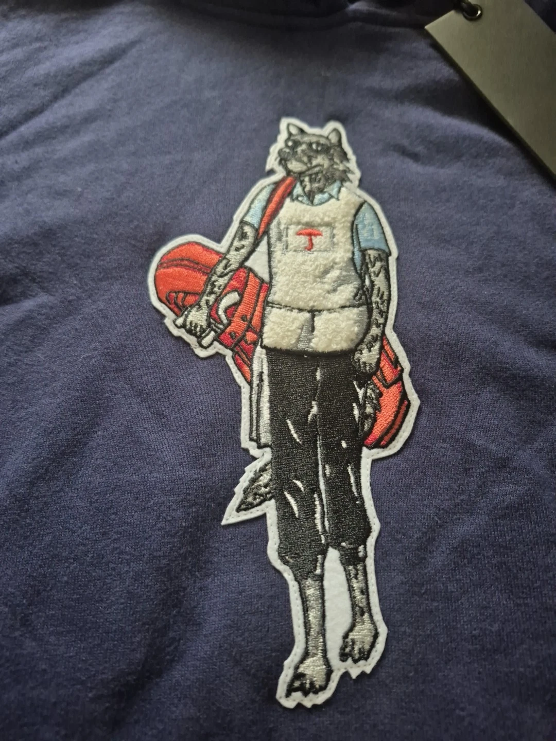 SUPREME Greyson Felpa con Cappuccio Uomo Lake Fleece Blu Medium Golf