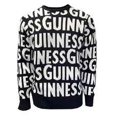 Unisex Guinness Chunky Word Jumper