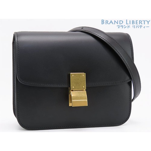 Celine Classic Box Teen Crossbody Shoulder Bag Semi Pochette New Used LIBR-0