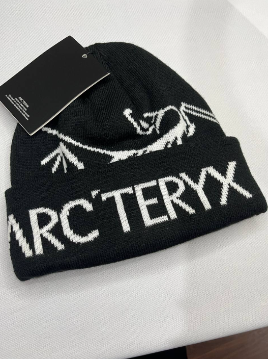 Arc'teryx Bird Head Toque Beanie Orca Black White Merino Wool Hat