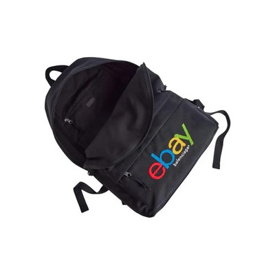 Balenciaga Explorer Brand Logo Zip Closure Backpack Men's Black