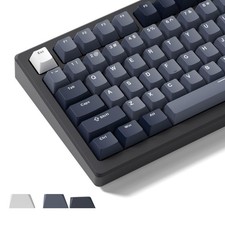 PBT Keycaps Gray Cherry Profile Universal For 60/75/96/100 Percent Keyboard