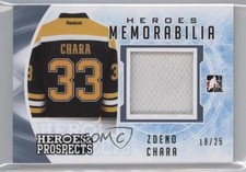 2016 Leaf ITG Heroes & Prospects Memorabilia Platinum 18/25 Zdeno Chara HOF 0c3